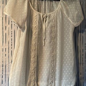 White blouse see through. Need to where tank or blouse under.